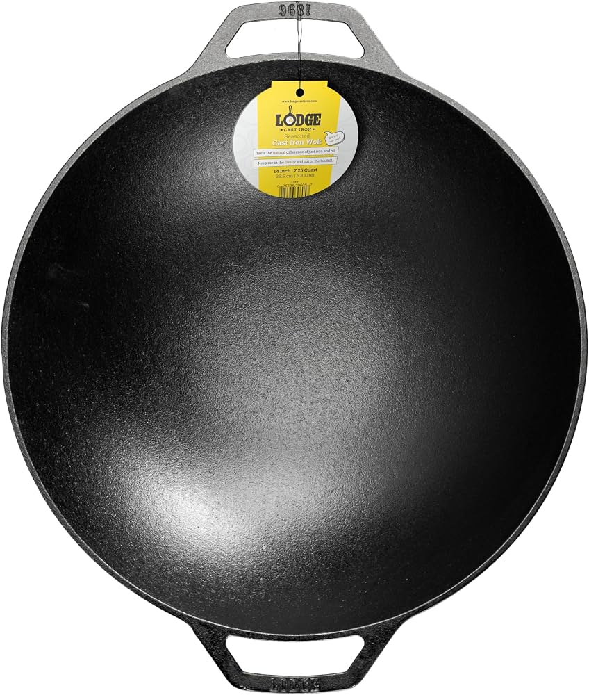 Lodge Pre-Seasoned Cast Iron Wok Spatula