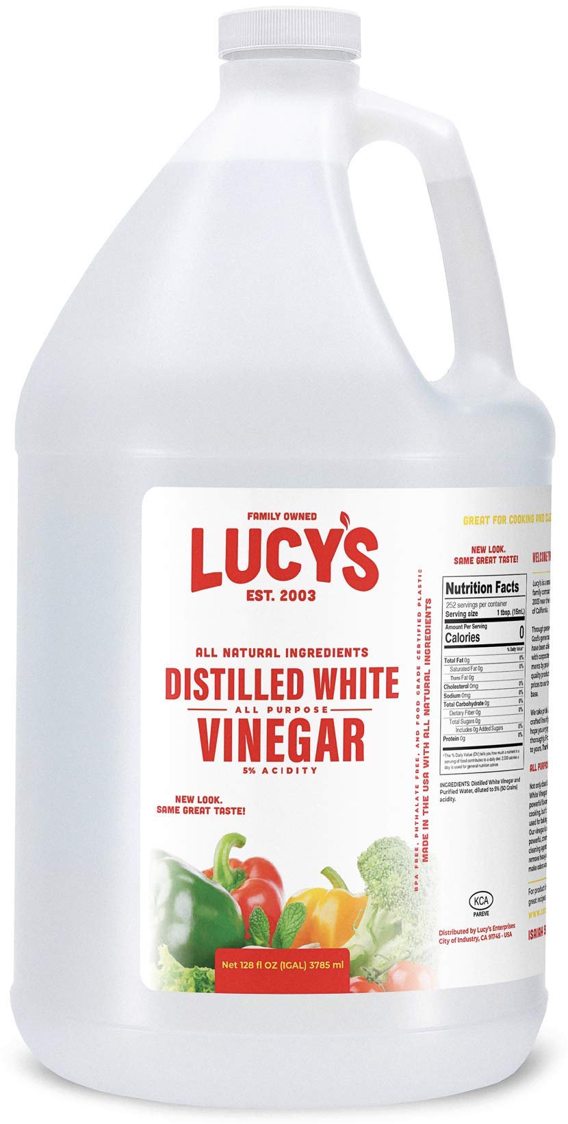 Lucy's Distilled White Vinegar