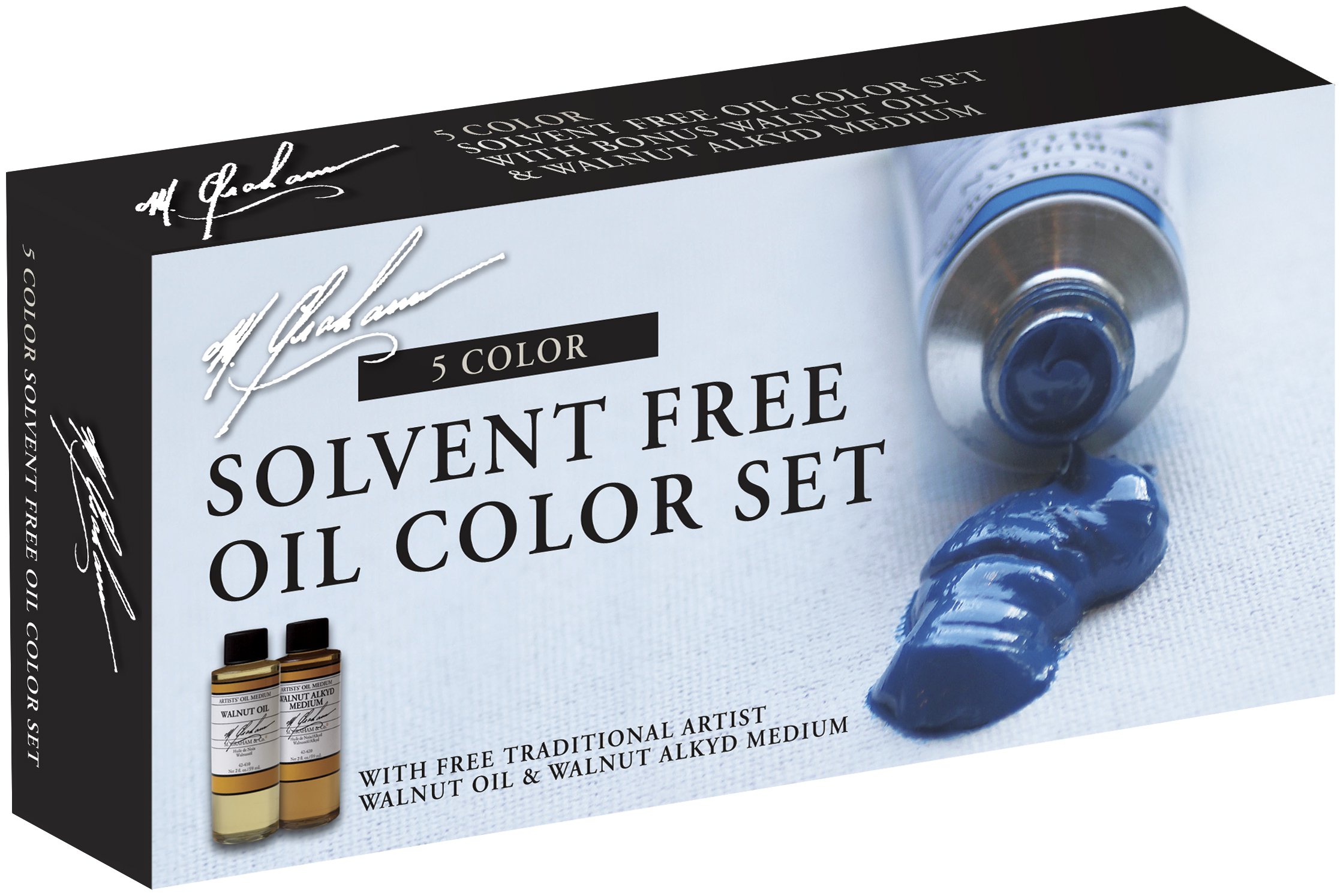 M. Graham Artist Oil Basic 5 Color Set