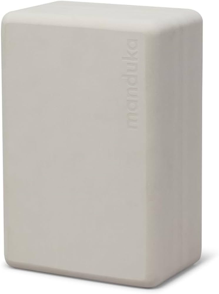 Manduka Yoga Block – High Density EVA Foam, Beveled Edges