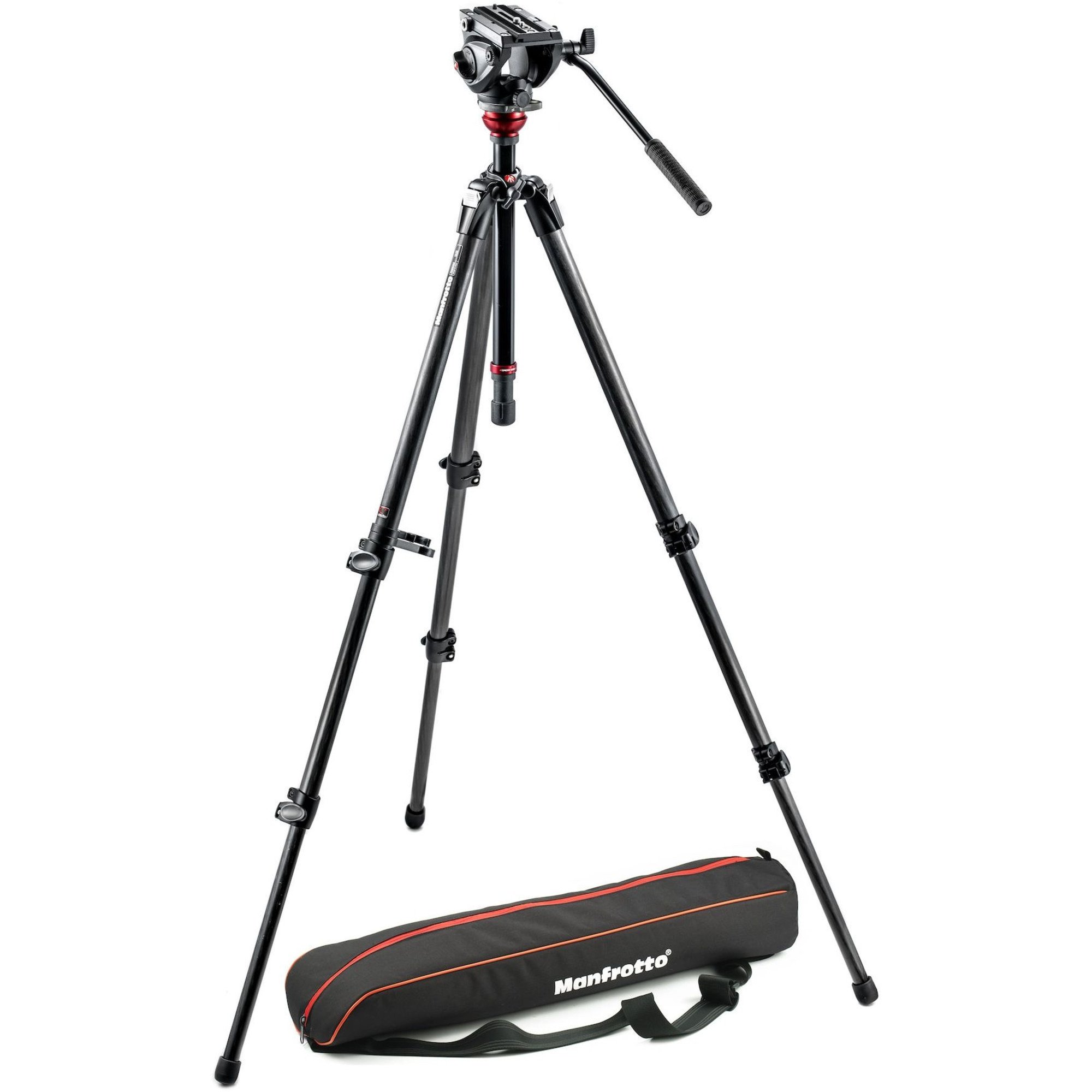 Manfrotto MVH500AH Fluid Video Head with MT055XPRO3 Legs