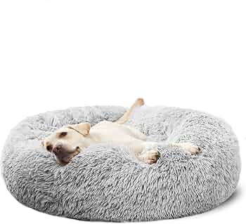 MANLALA Dog Calming Bed (Donut Bed)