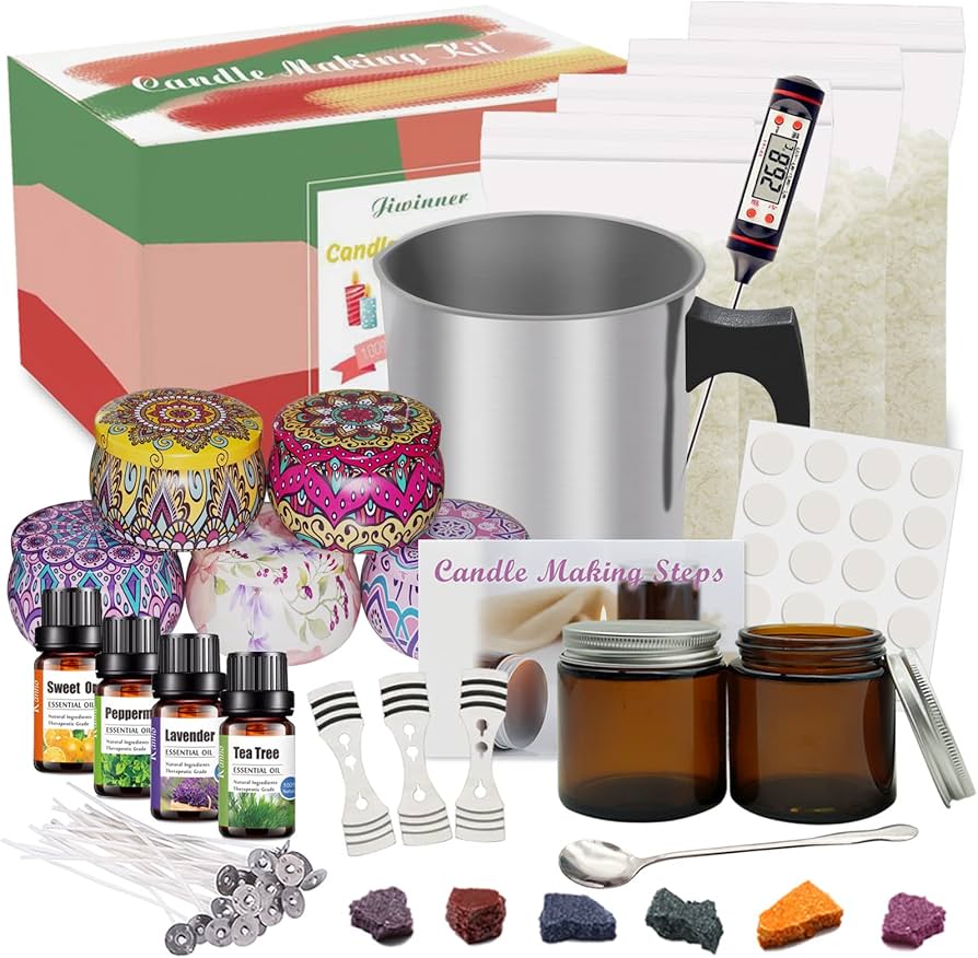 Mastering Candle Making Kit | Soy Wax Starter Kit with Thermometer & Scale