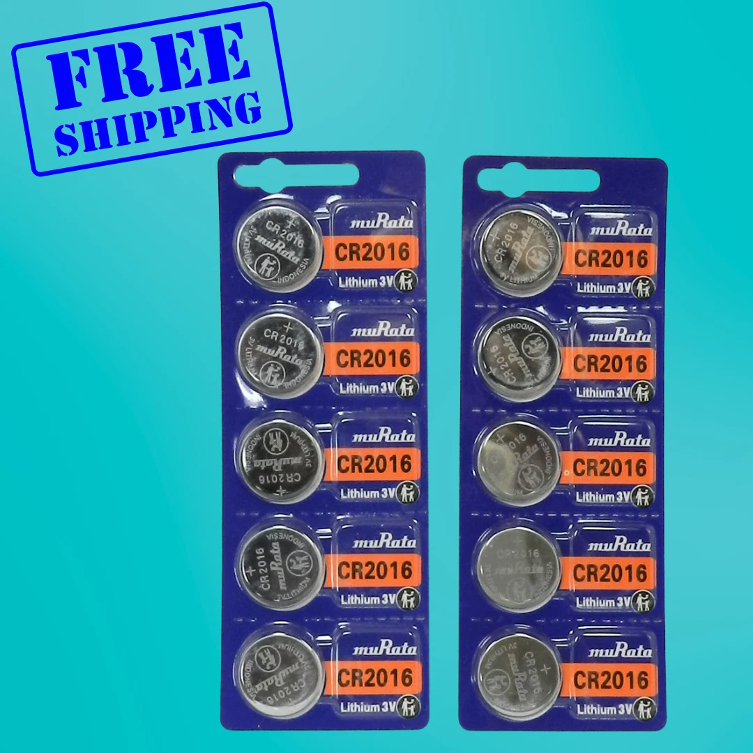 Maxell Assorted Watch Batteries (CR2016/2025/2032, 10 Pack)