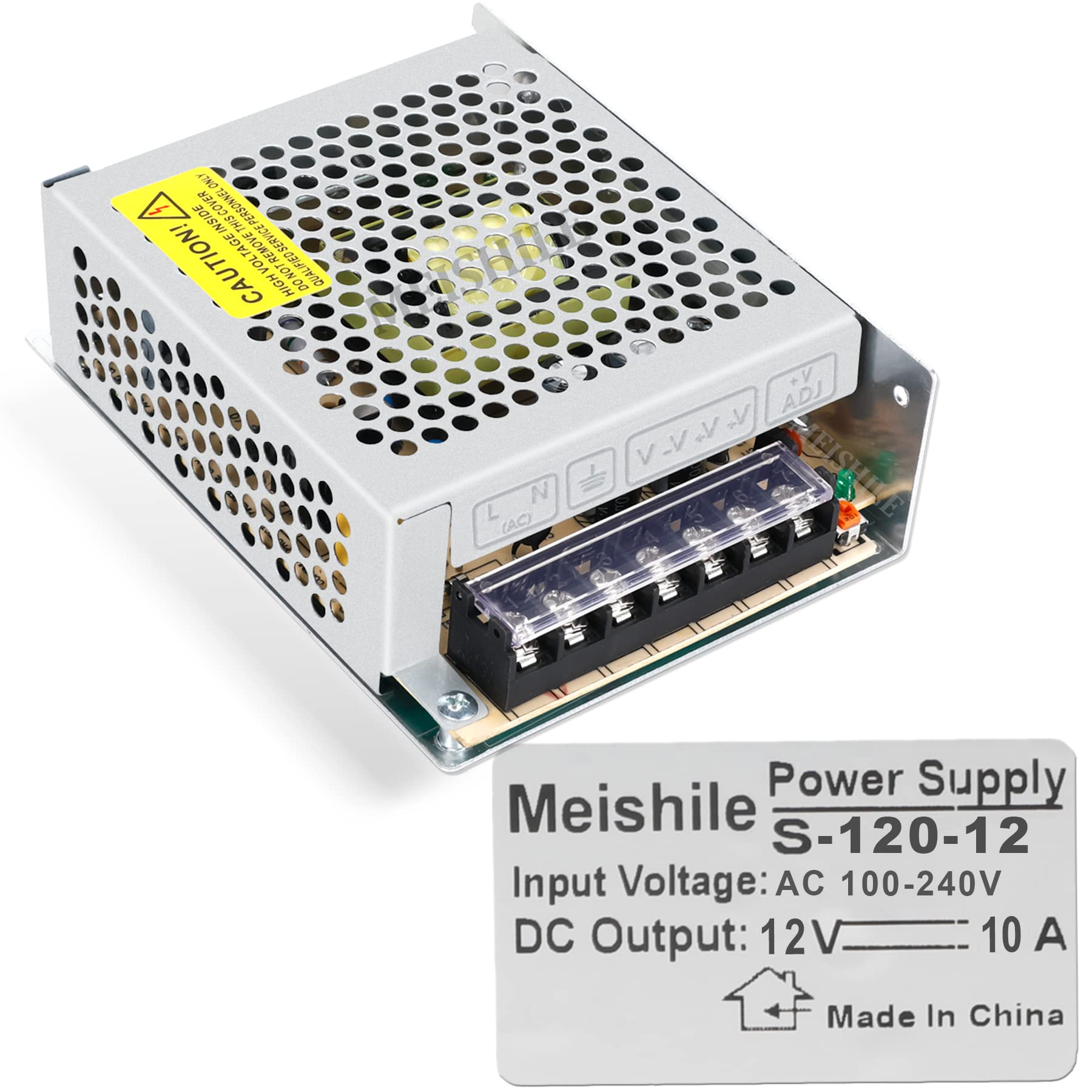 MEICOLY 12V 10A Power Supply
