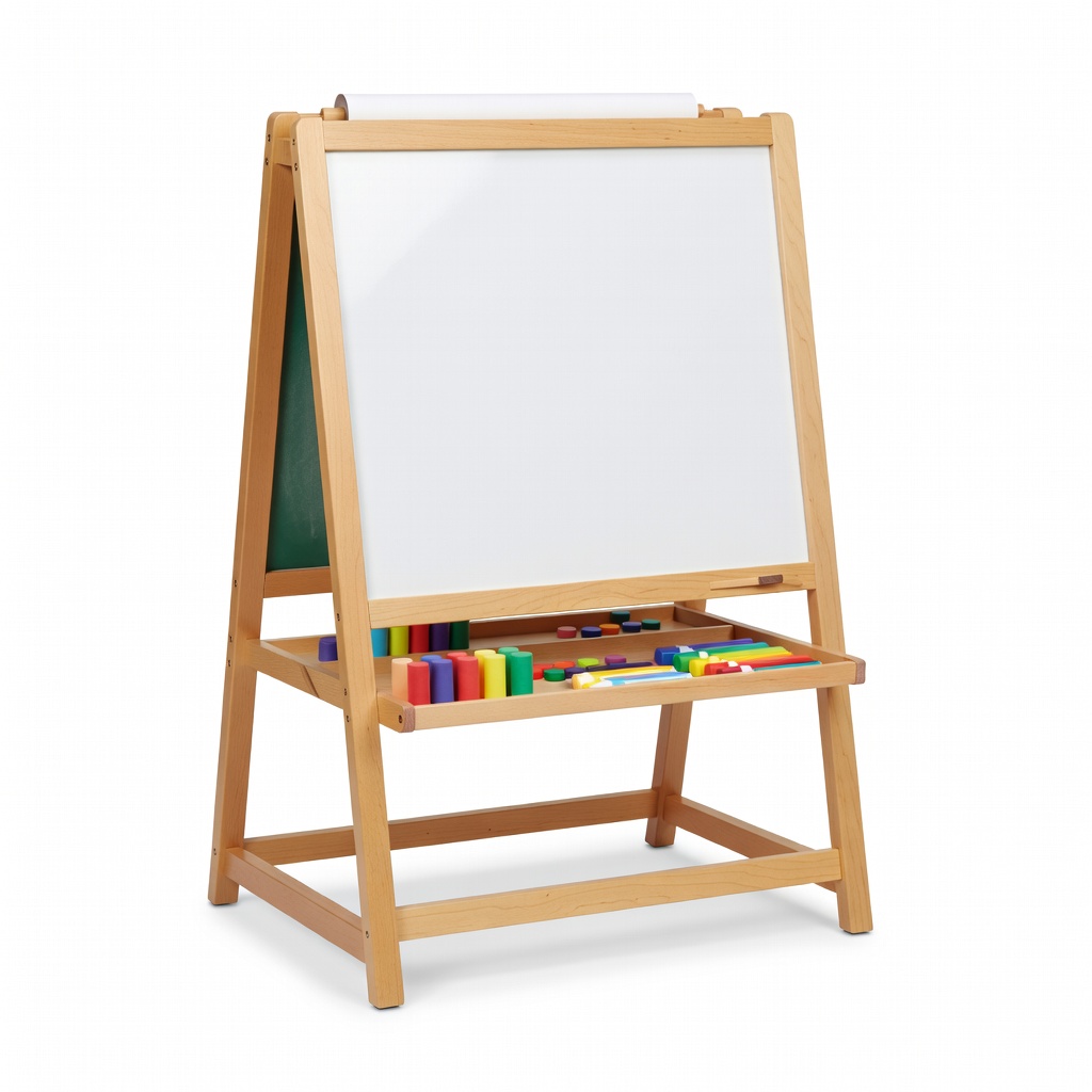 Melissa & Doug Deluxe Double-Sided Wooden Easel