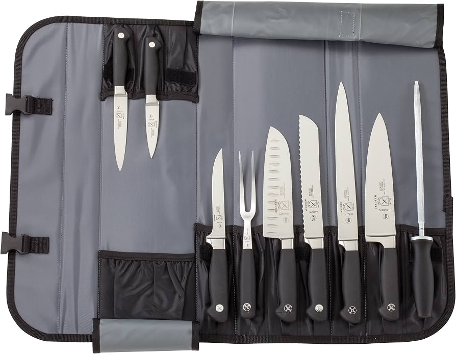 Mercer Culinary Genesis 10-Piece Knife Set with Block