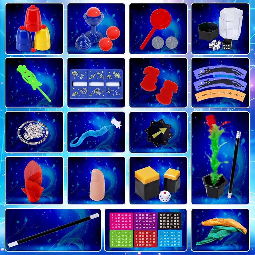 MG2R Magic Kit - 40 Professional Magic Tricks for Beginners
