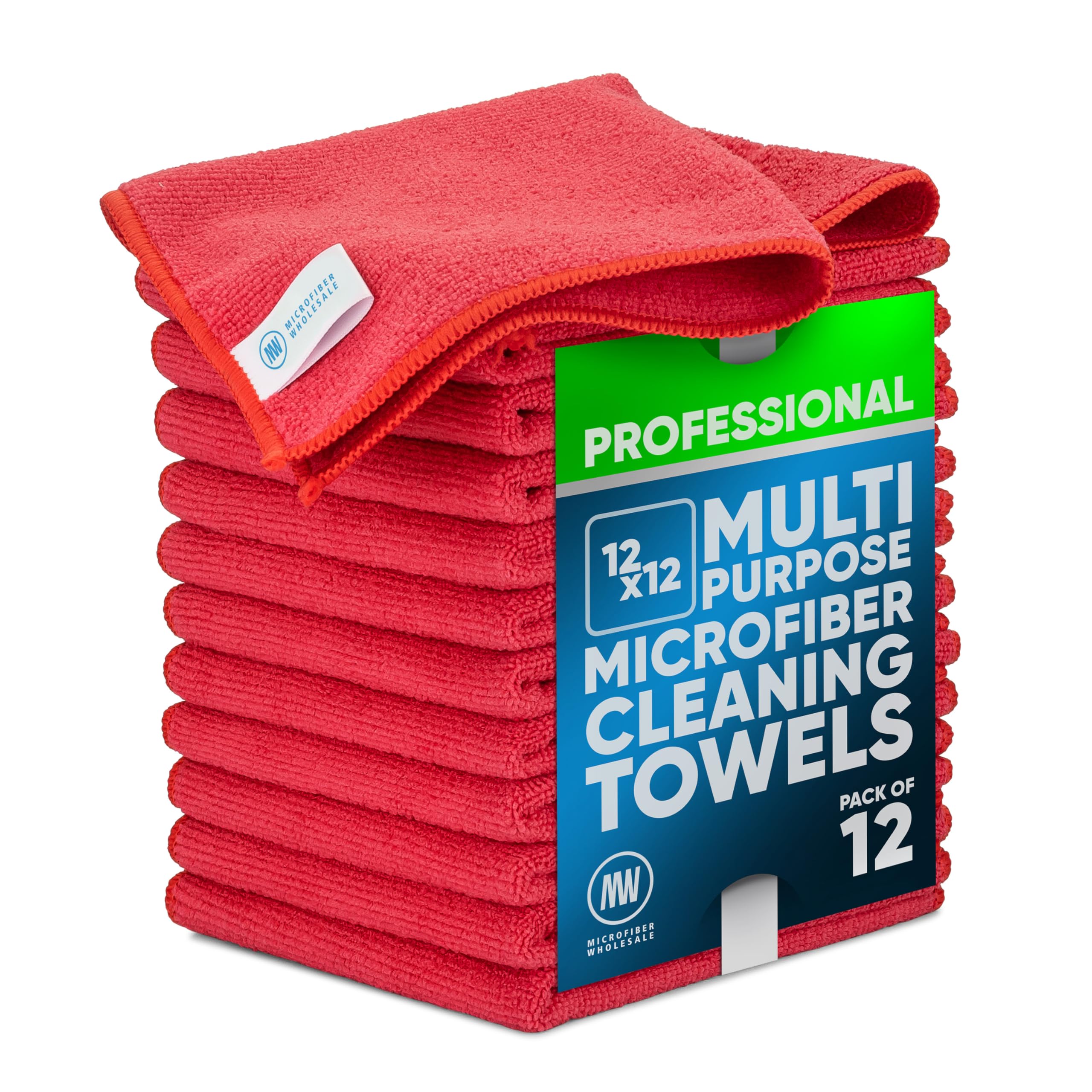 Microfiber Cleaning Cloths (12-pack)