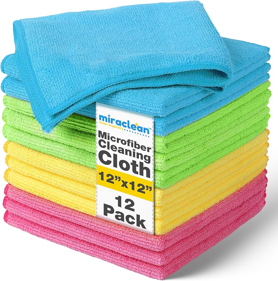 Microfiber Cloth Set (12-pack)
