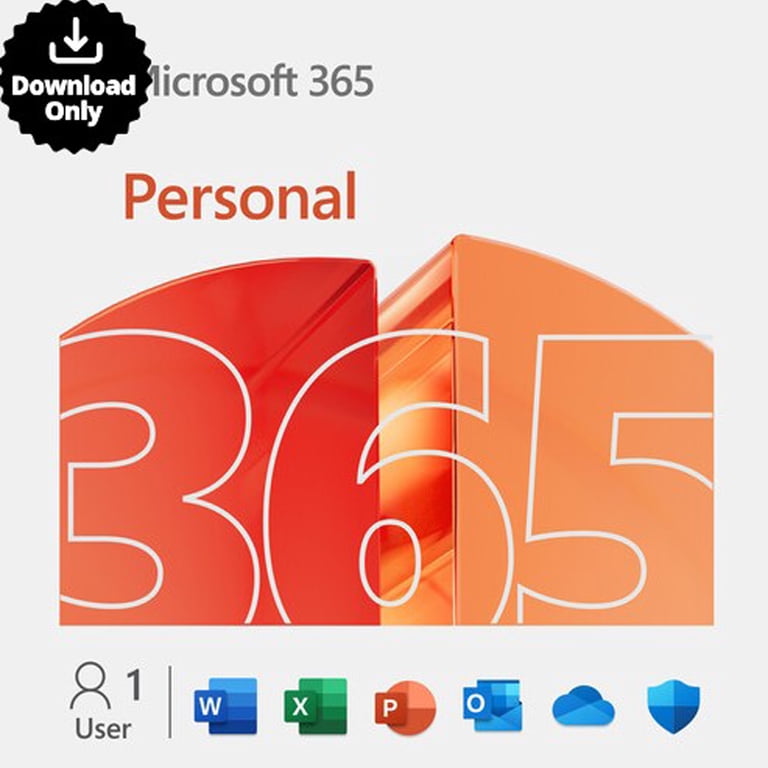Microsoft 365 Personal Subscription (1 Year)