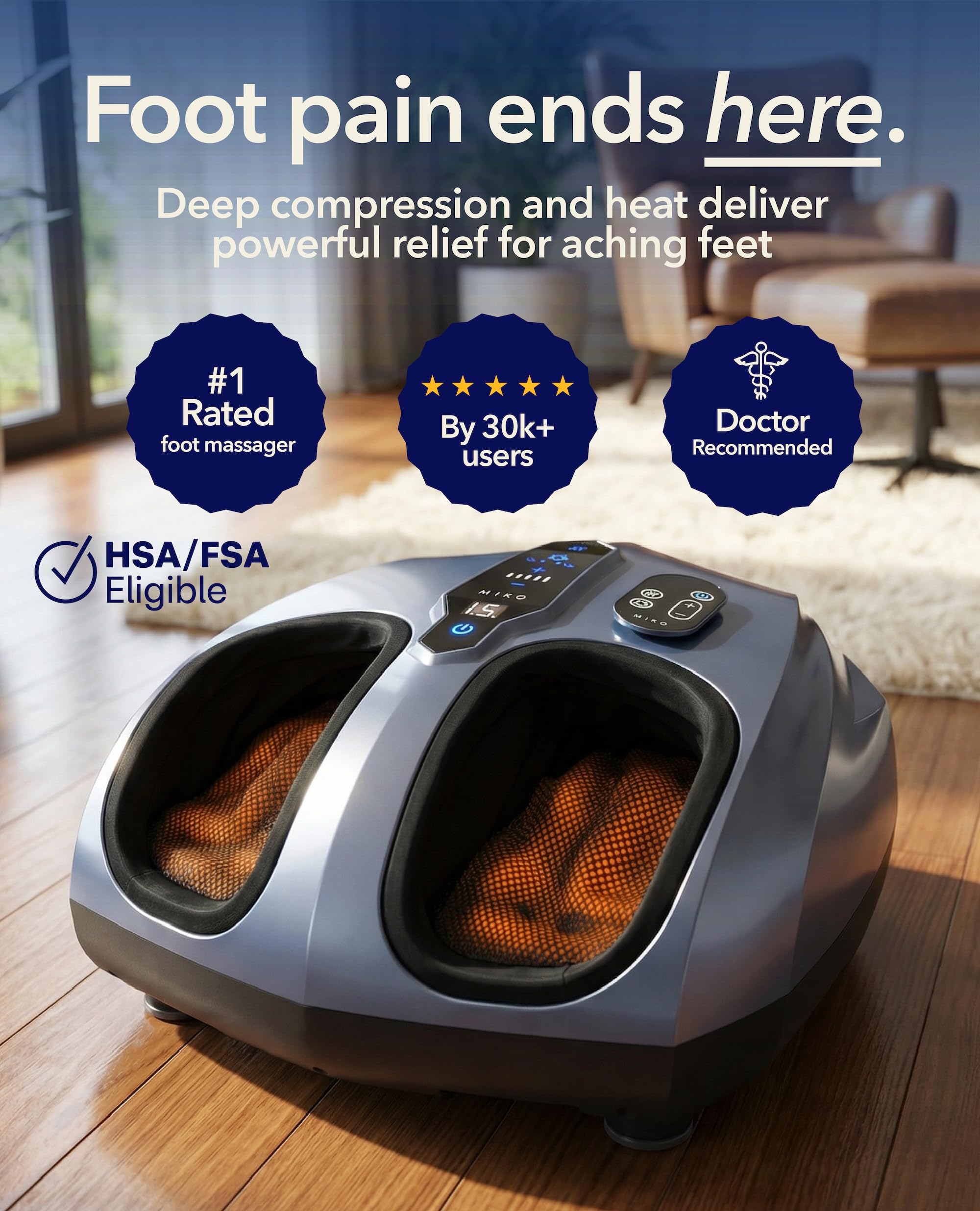 Miko Shiatsu Foot Massager (Recommended)