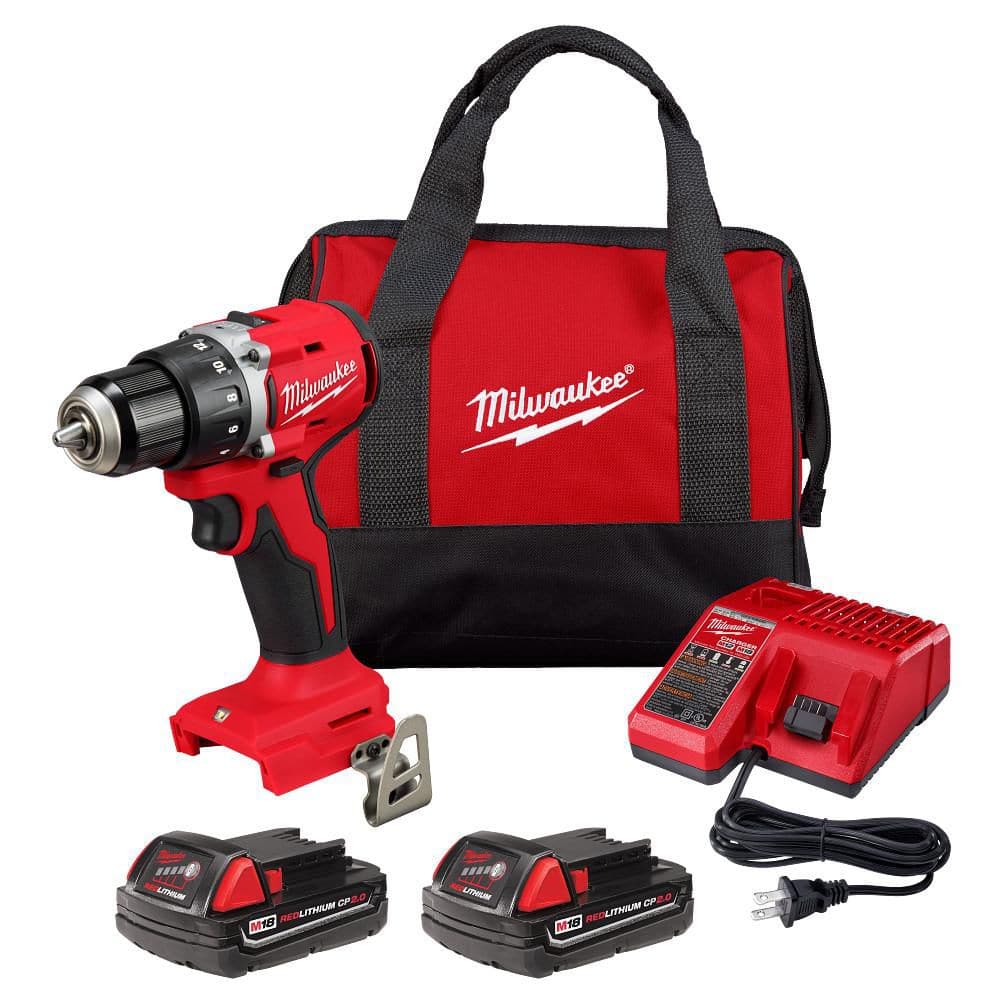 Milwaukee 2801-22 M18 1/2" Compact Drill/Driver Kit