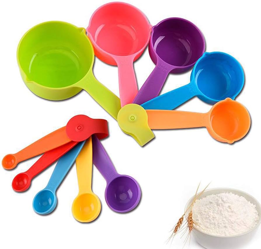 Monzana 10-Piece Measuring Cups and Spoons Set