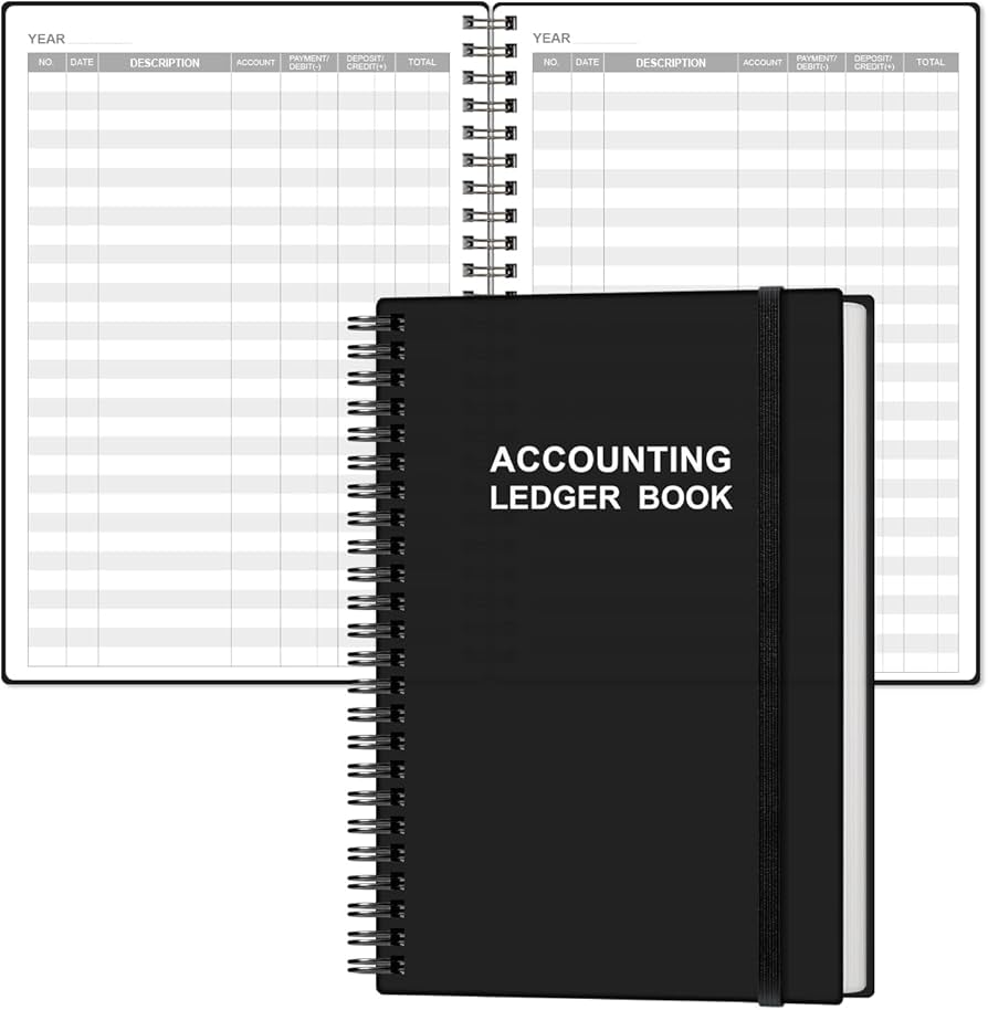 Moonster Ledger Notebook Accounting Ledger Book (ASIN: B07Z5J6Q5P)