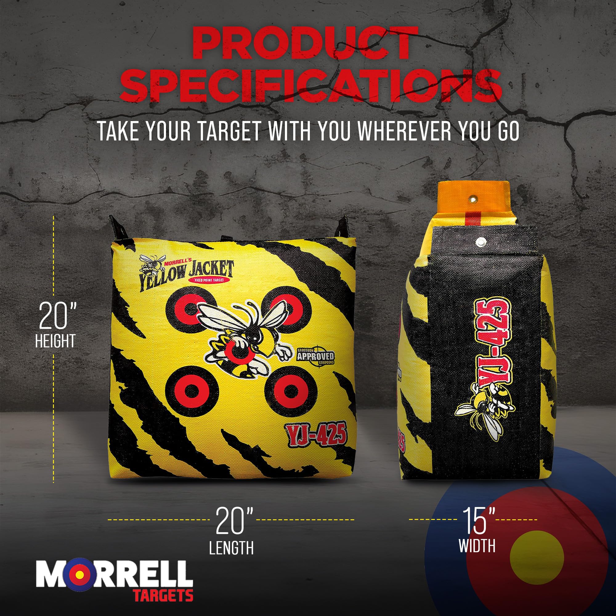 Morrell Yellow Jacket Field Point Bag Archery Target