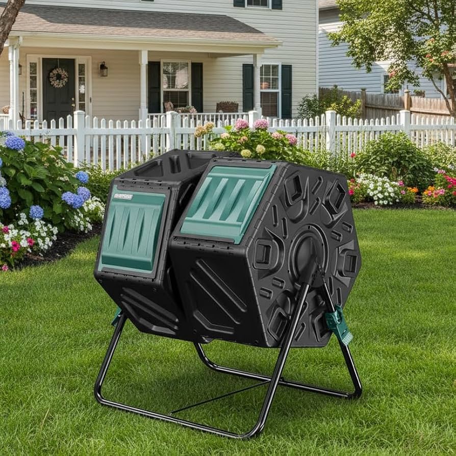 Motherease Dual Chamber Tumbling Composter (Alternative)