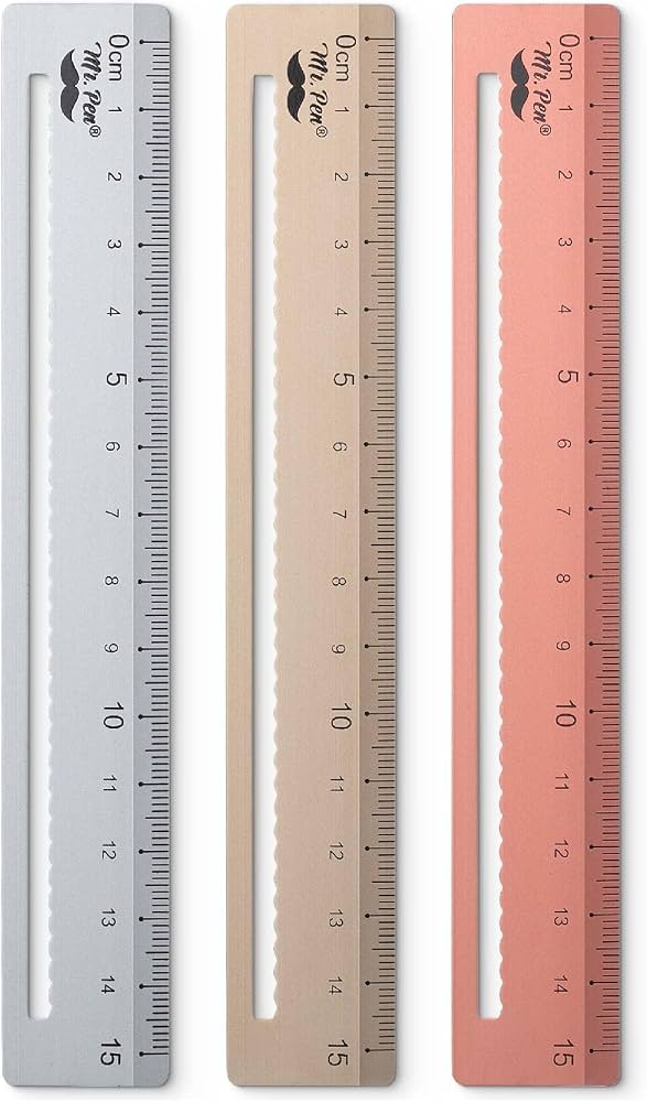 Mr. Pen Stainless Steel Ruler Set