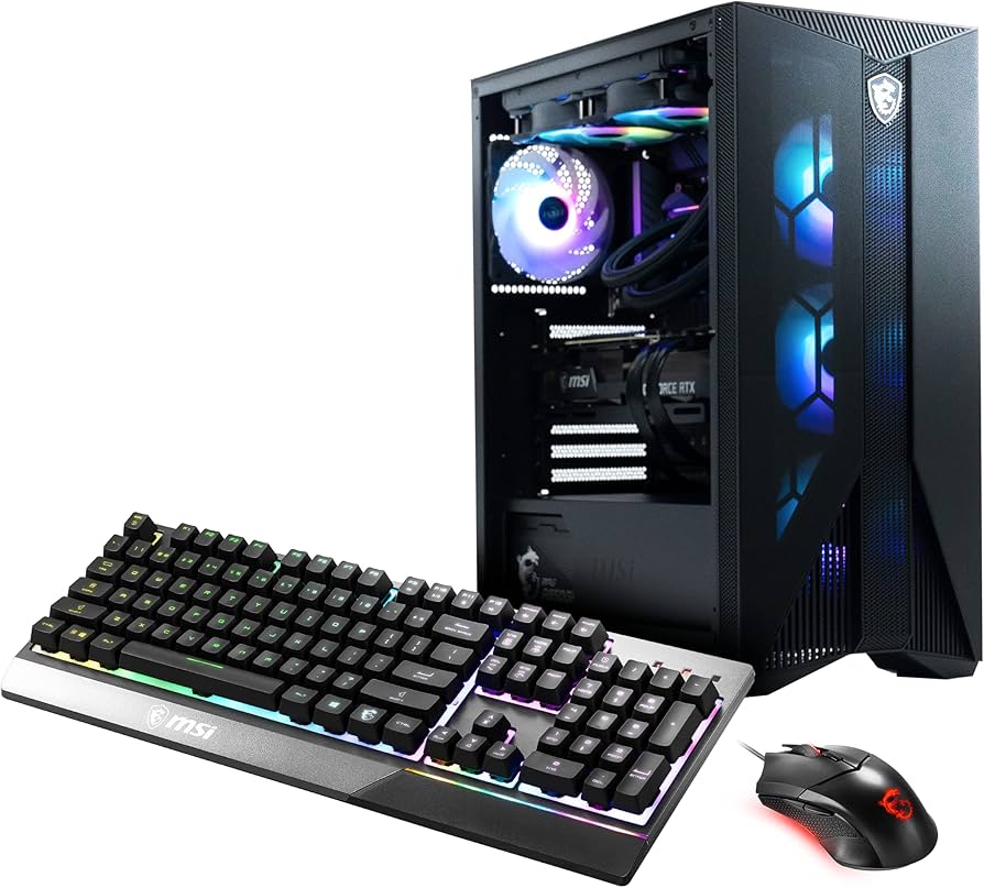 MSI Aegis RS 14NUG-237US Gaming Desktop - Intel Core i7-14700F, RTX 4060 Ti 16GB, 32GB DDR5 RAM, 1TB NVMe SSD