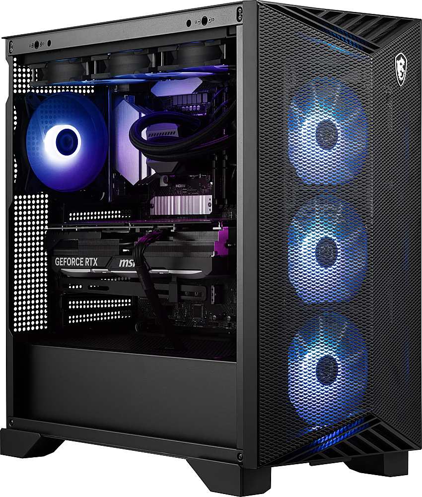 MSI Aegis RS 14NUG-467US Gaming Desktop (Intel Core i5-14400F, RTX 4070 Super 12GB, 16GB DDR5 RAM, 1TB SSD)