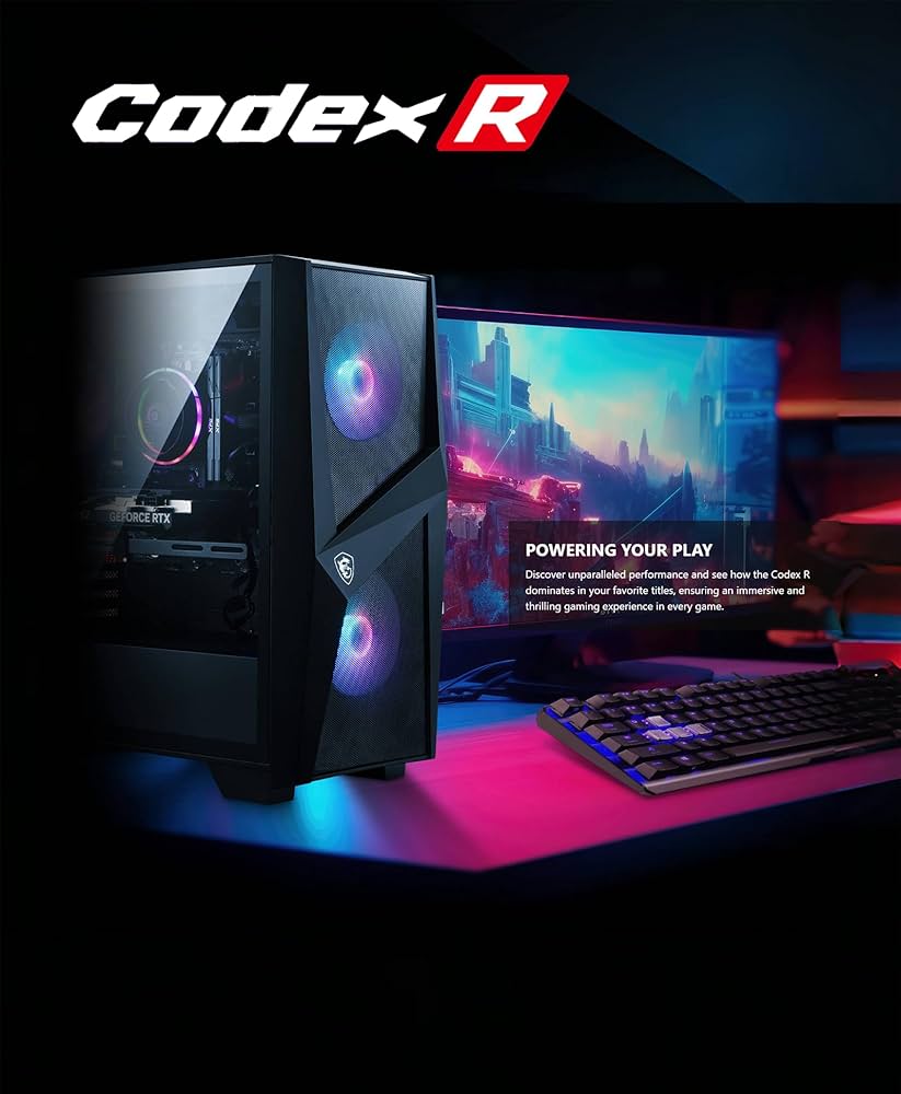 MSI Codex R2 2026 - Intel Core i7-15700F, RTX 5070, 32GB DDR5, 2TB SSD, Mystic Light RGB