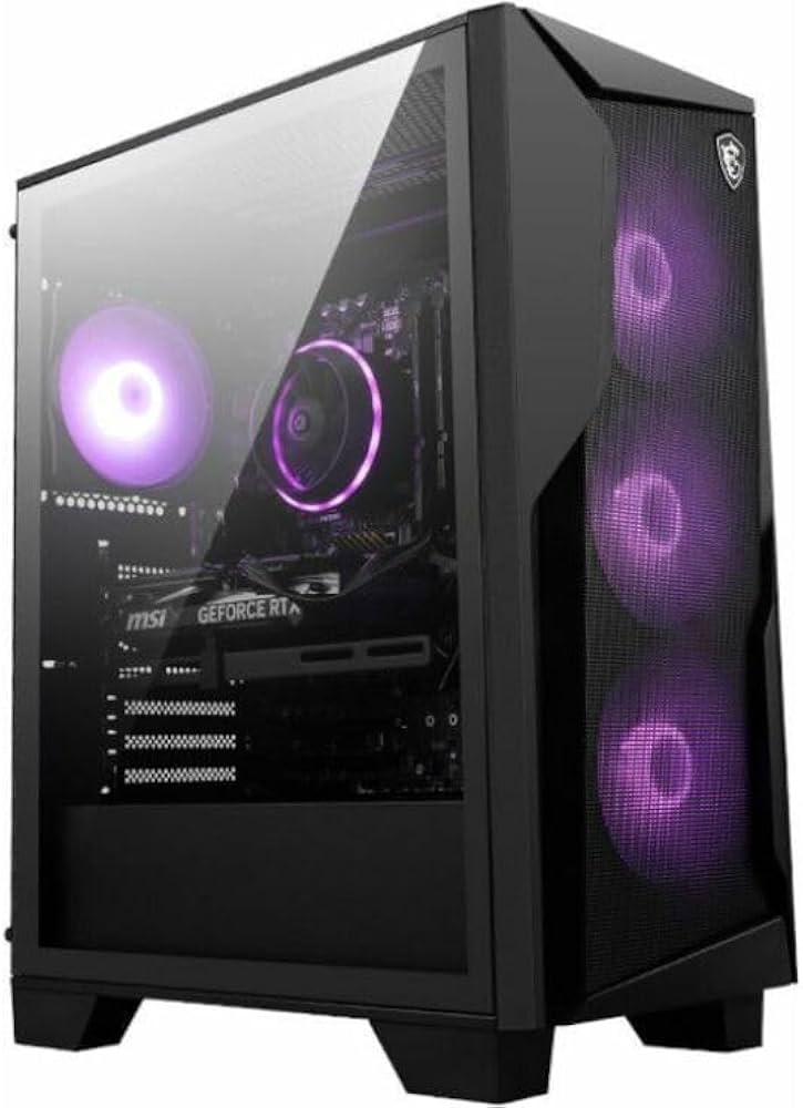 MSI Codex R2 Gaming Desktop (Intel Core i5-14400F, RTX 4060 8GB, 16GB DDR5 RAM, 1TB NVMe SSD) + Gigabyte G27QC 27-inch 165Hz Curved Monitor + Redragon K556 Keyboard + Redragon M908 Mouse + HyperX Cloud II Headset