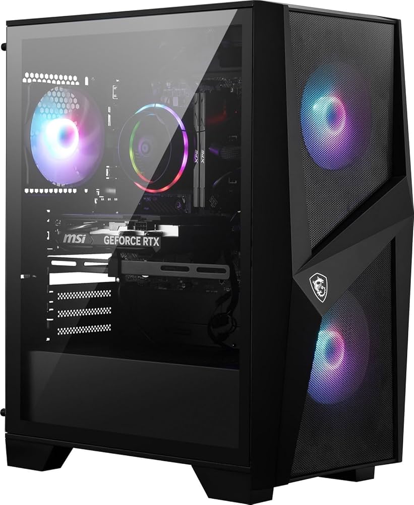 MSI Codex R2 Gaming Desktop - Intel Core i7-14700F, NVIDIA RTX 4070 SUPER 12GB, 32GB DDR5 RAM, 2TB NVMe SSD