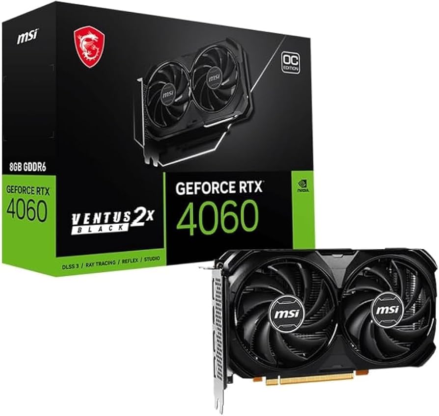 MSI Gaming GeForce RTX 4060 8GB Ventus 2X OC