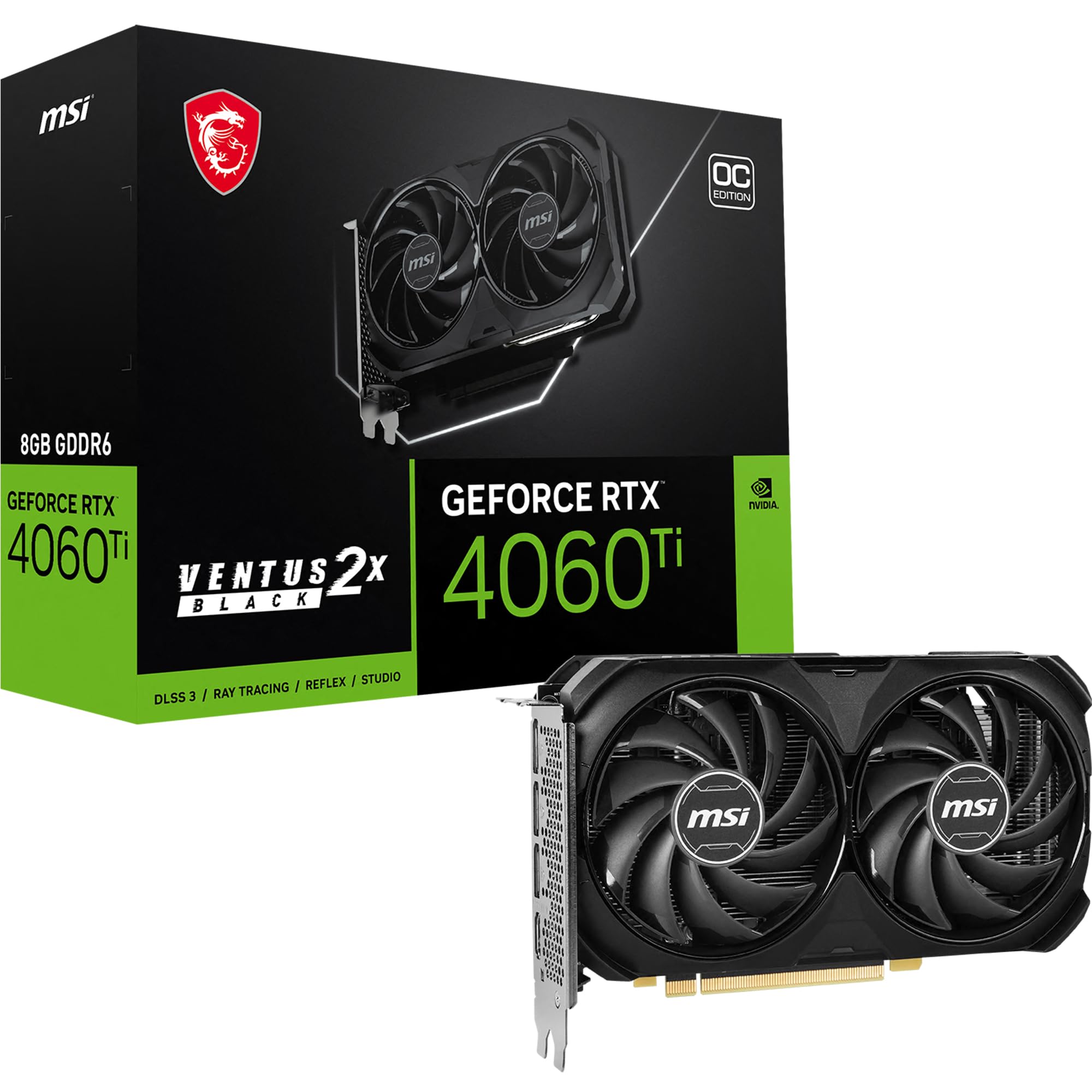 MSI Gaming GeForce RTX 4060 Ti Ventus 2X OC