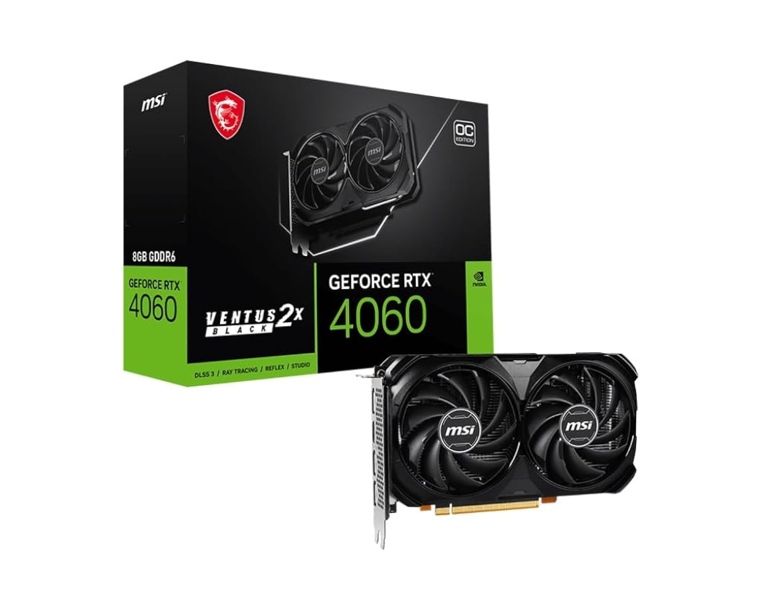MSI Gaming GeForce RTX 4060 Ventus 2X OC