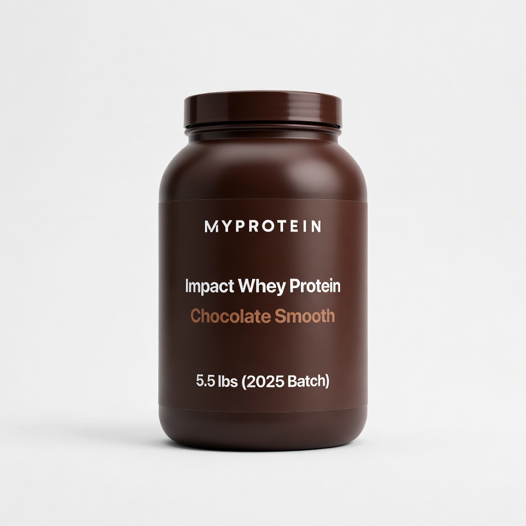 Myprotein Impact Whey Protein Powder, Chocolate Smooth, 5.5 lbs (2025 Batch)