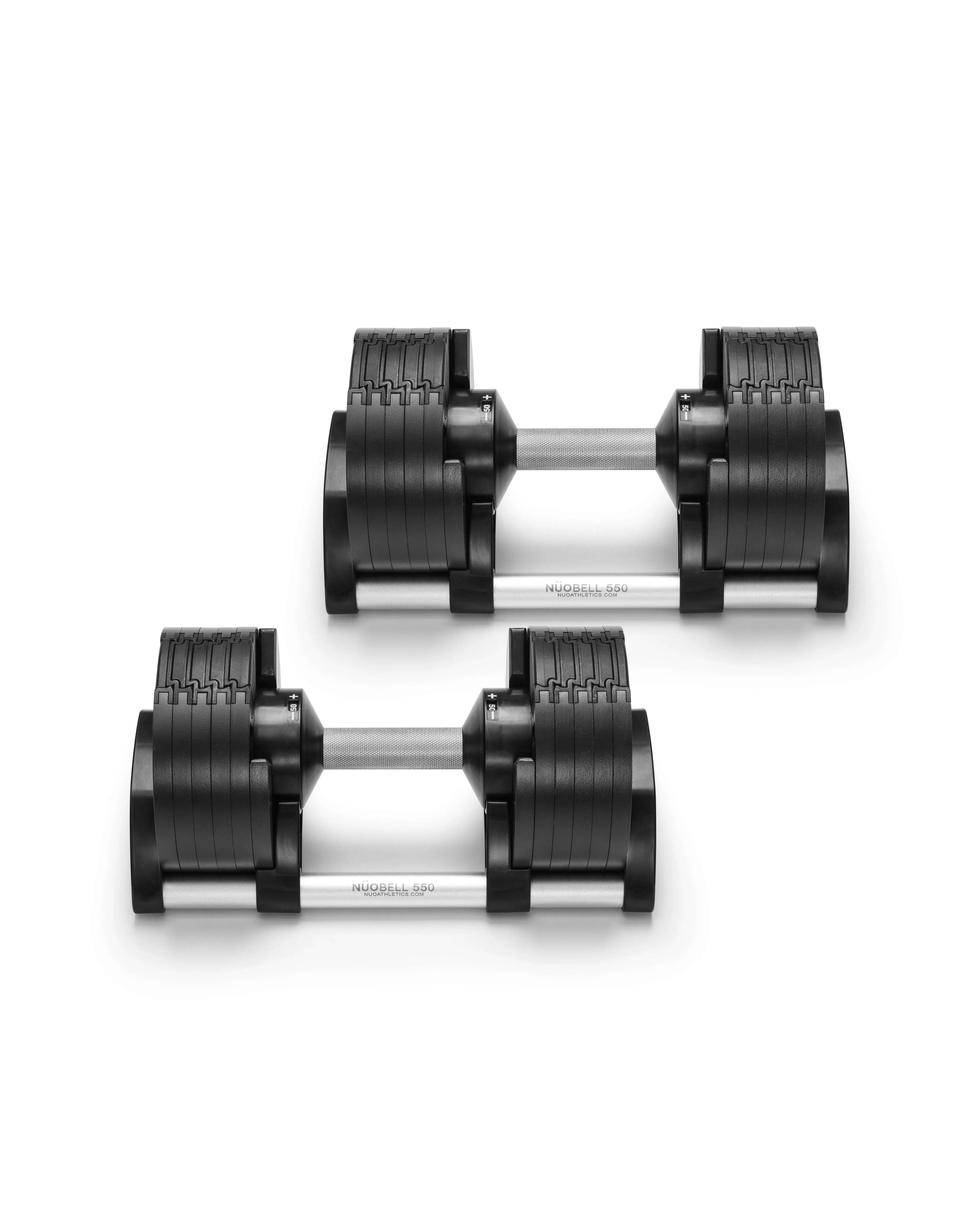 NÜOBELL Adjustable Dumbbells 5-50 lb