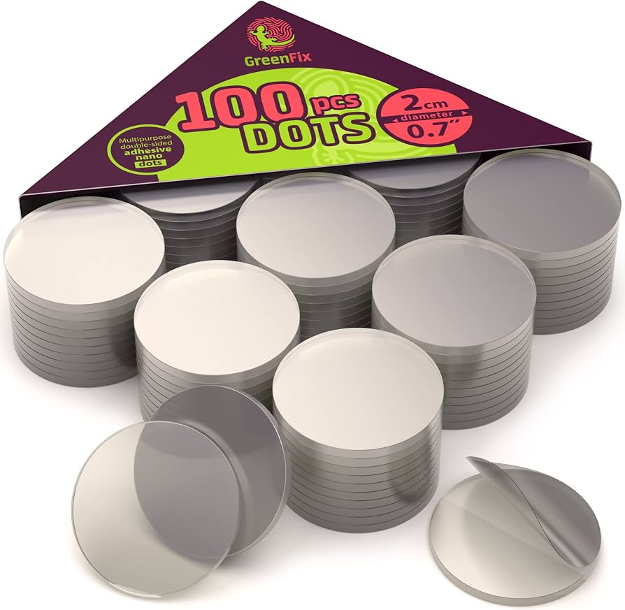 Nano Double Sided Tape Dots, 100 Pieces