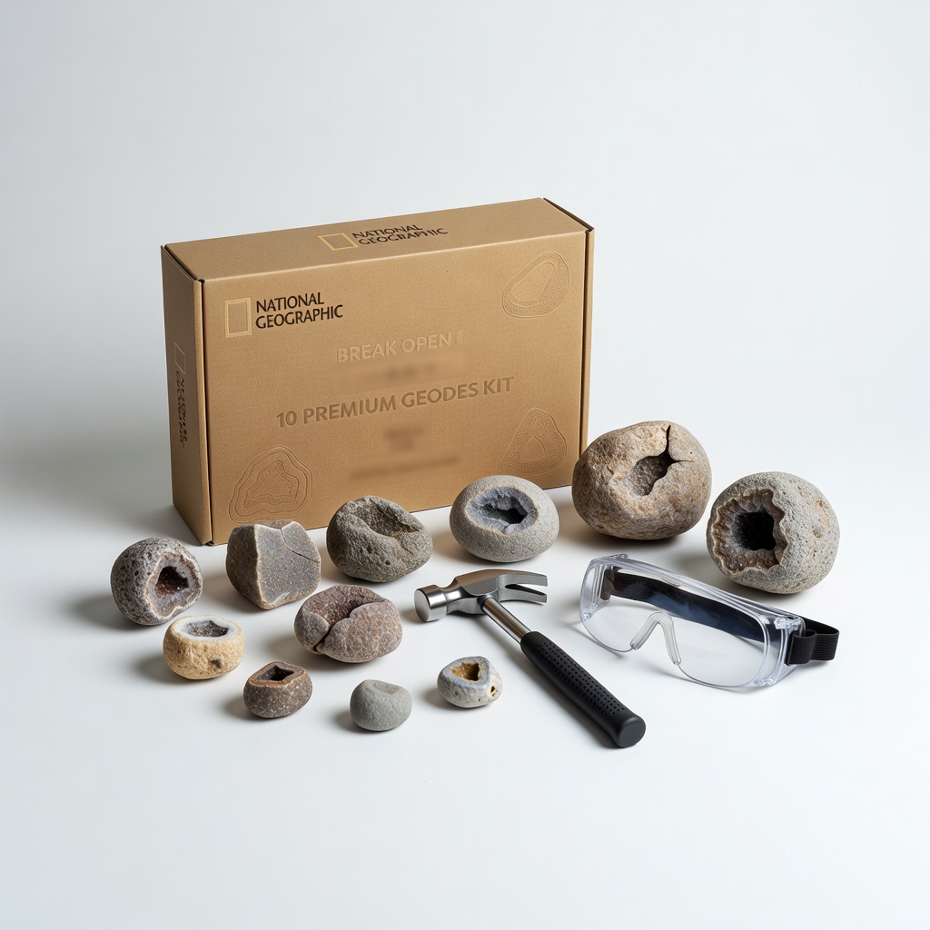 National Geographic Break Open 10 Premium Geodes Kit