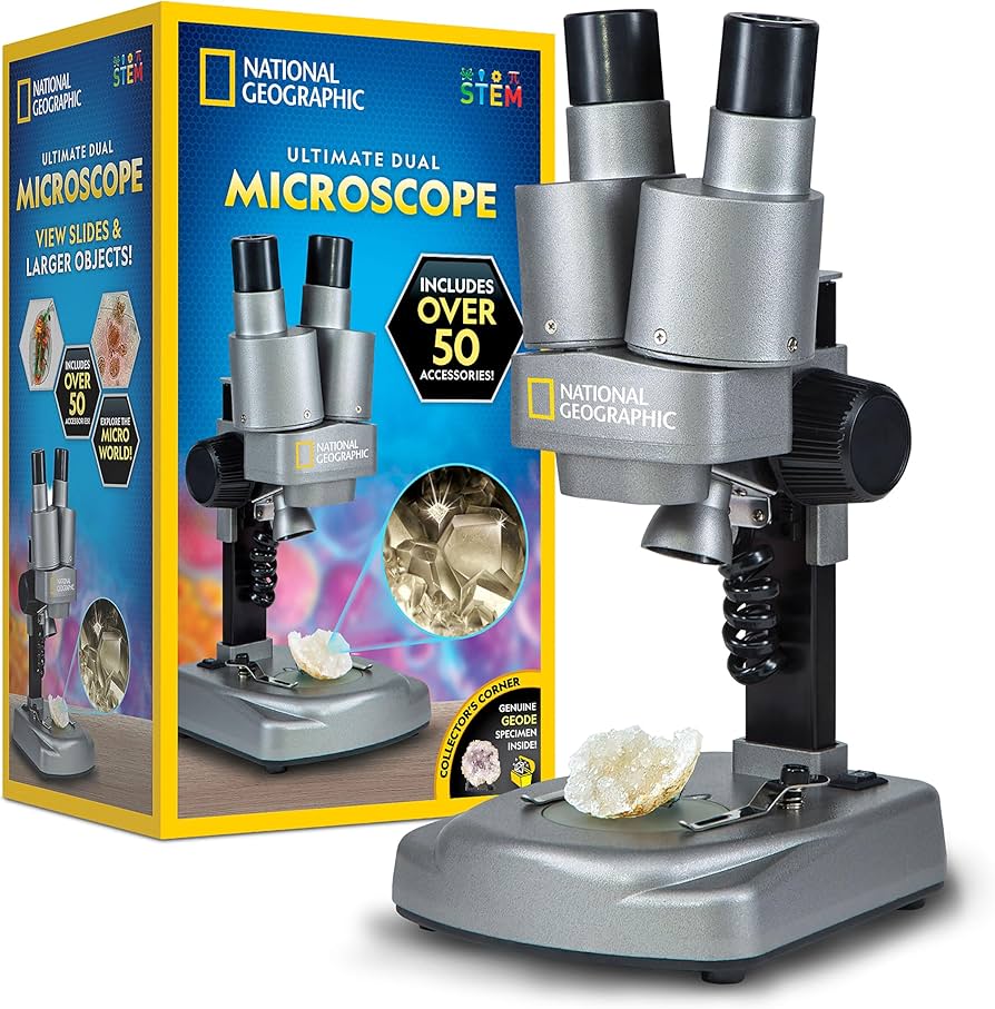 National Geographic Dual LED Student Microscope
