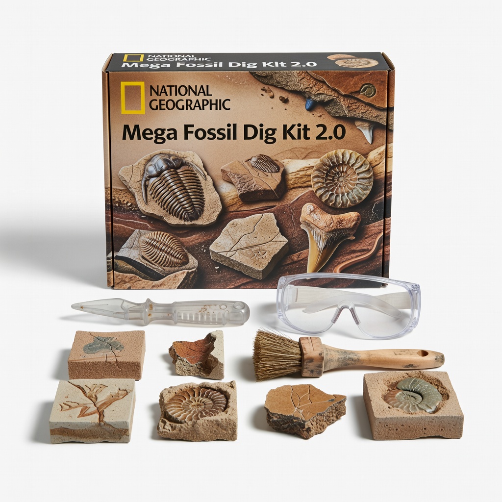 National Geographic Mega Fossil Dig Kit 2.0