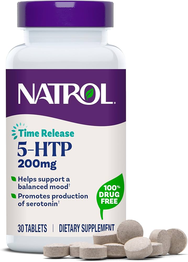 Natrol 5-HTP Time Release 200mg, 30 Tablets