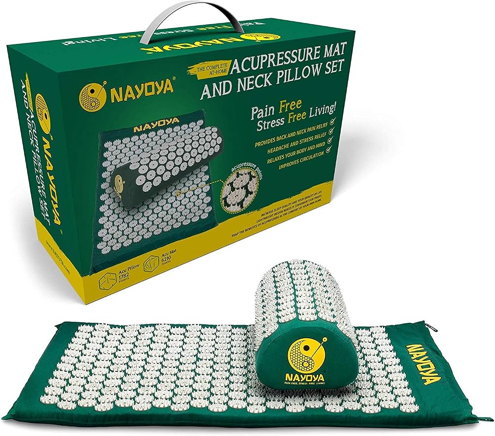 Nayoya Acupuncture Mat and Pillow Set