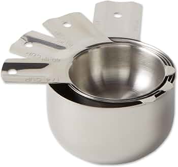Nest Home 4-Piece Stainless Steel Measuring Cups