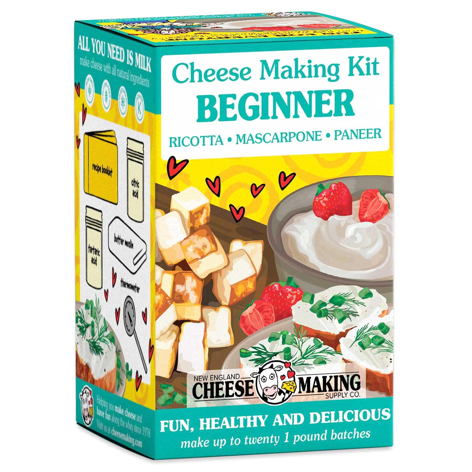 New England Cheesemaking Mozzarella Making Kit