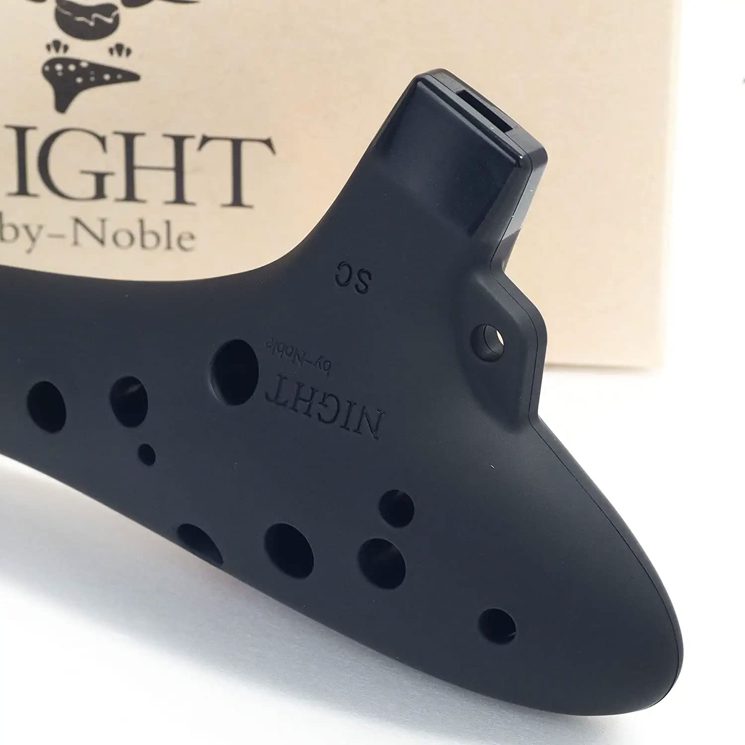 Night by Noble Plastic Ocarina (Black)