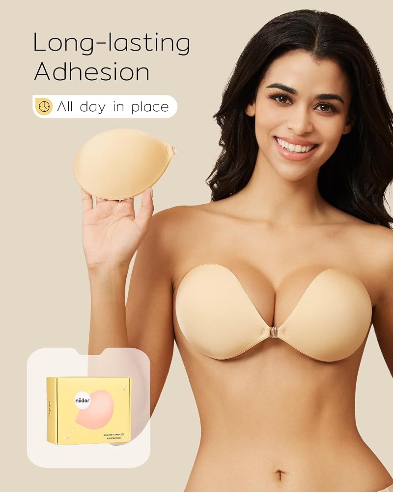 Niidor Reusable Silicone Adhesive Bra