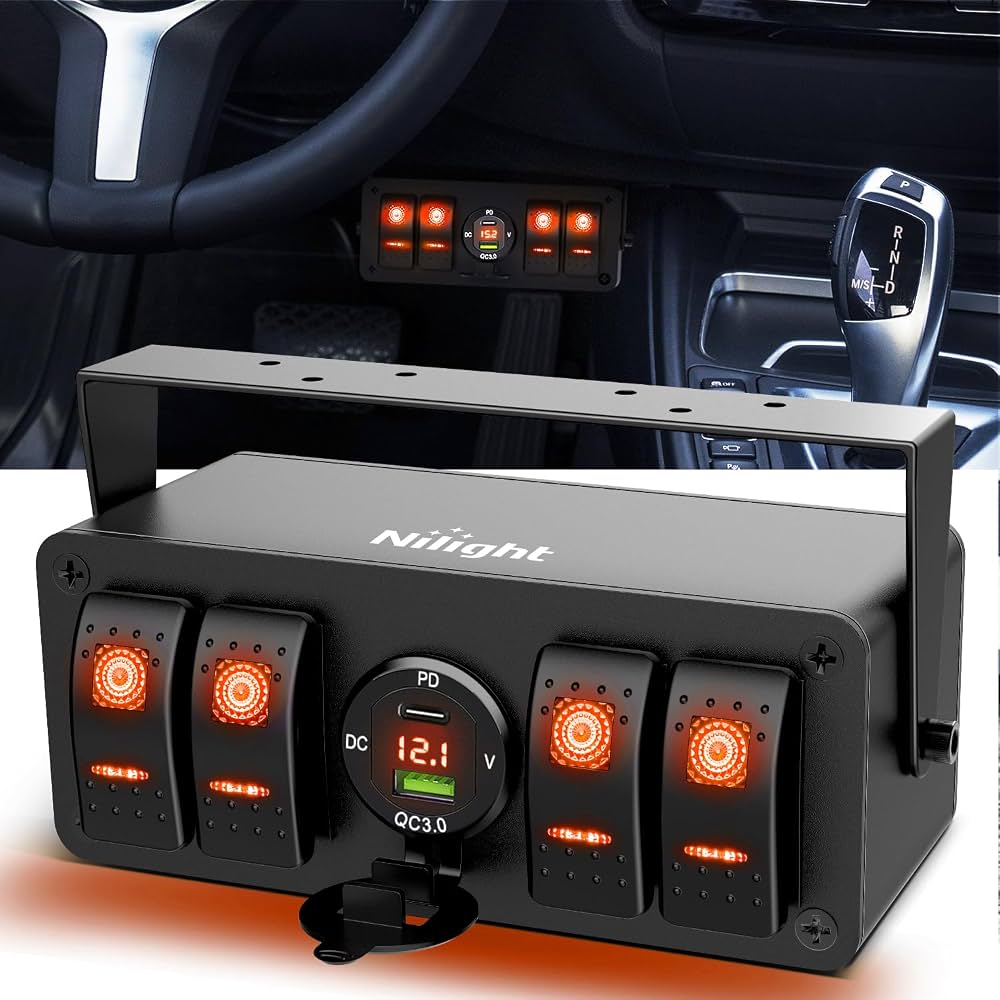 Nilight Rocker Switch Panel