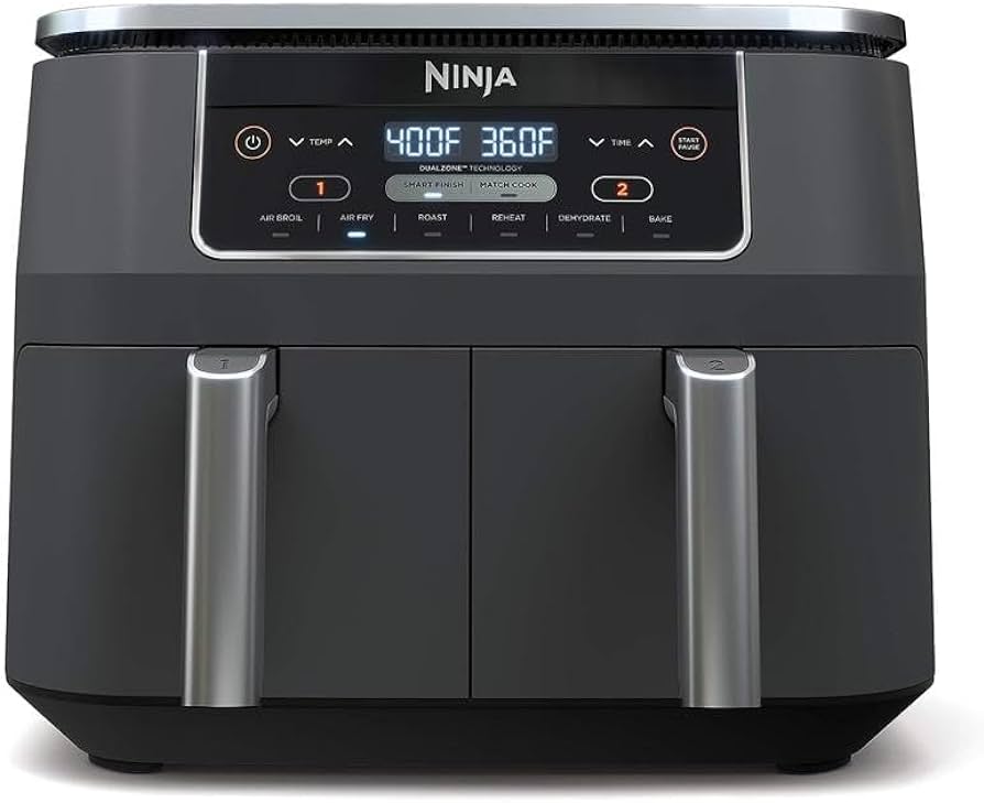 Ninja DZ201 Foodi 8qt 6-in-1 DualZone Air Fryer