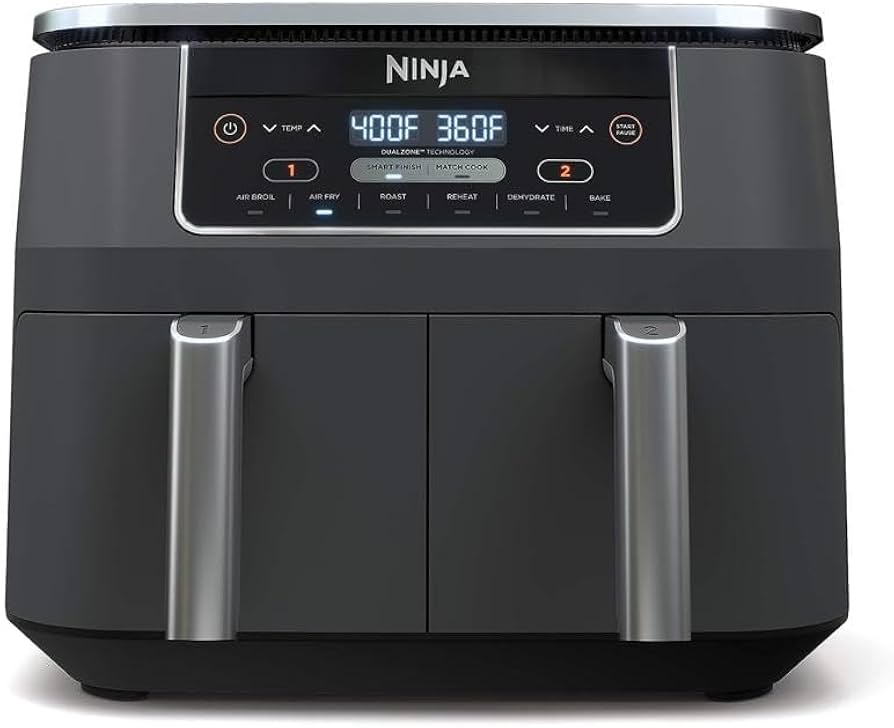 Ninja Foodi DualZone 8-Quart Air Fryer (DZ201)