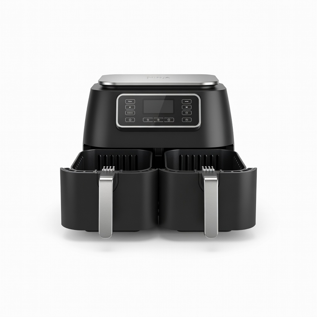 Ninja Foodi DZ401 10-Quart 6-in-1 2-Basket Air Fryer with DualZone Technology