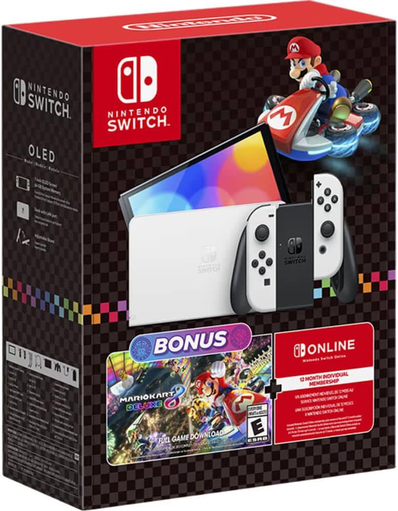 Nintendo Switch OLED Model with Mario Kart 8 Deluxe