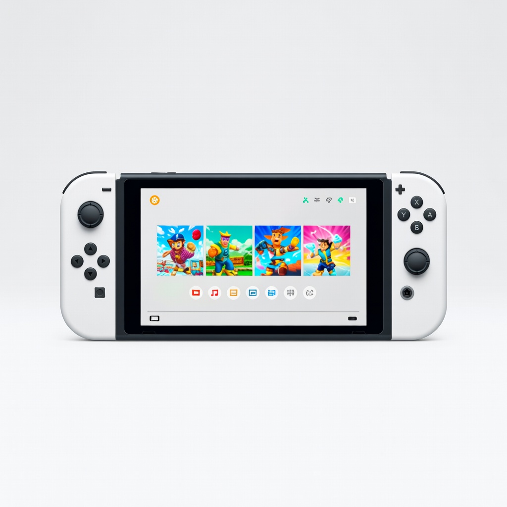 Nintendo Switch OLED Model with White Joy-Con 64GB
