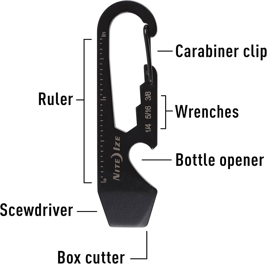 Nite Ize DoohicKey Mini Carabiner Key Tool