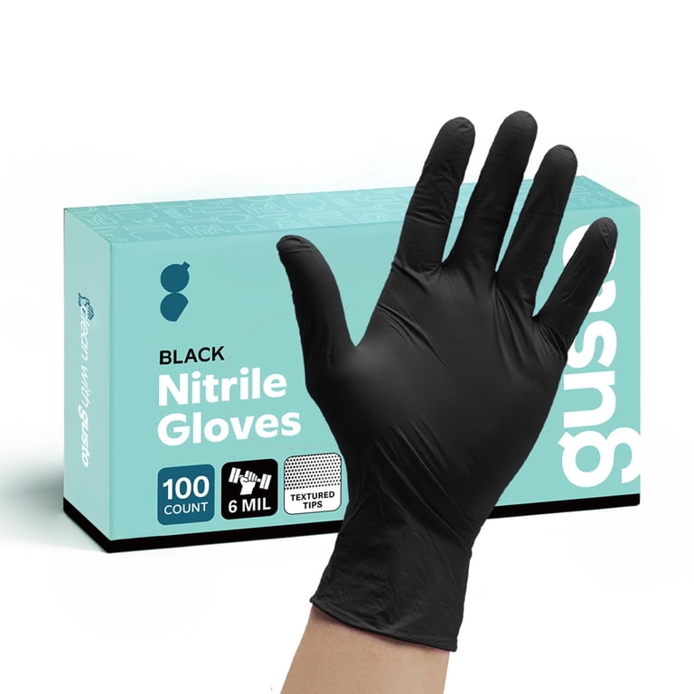 Nitril Disposable Gloves (100-pack)